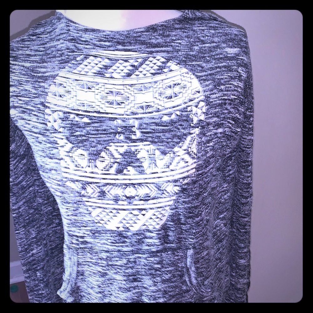 No Boundaries Skull Sweater with Hood 11-13